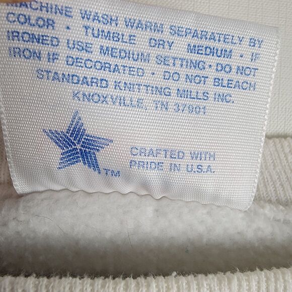 Vintage 80s O'Neal's Fine Ales Ireland Sweatshirt White Size L Made In USA - Picture 13 of 16